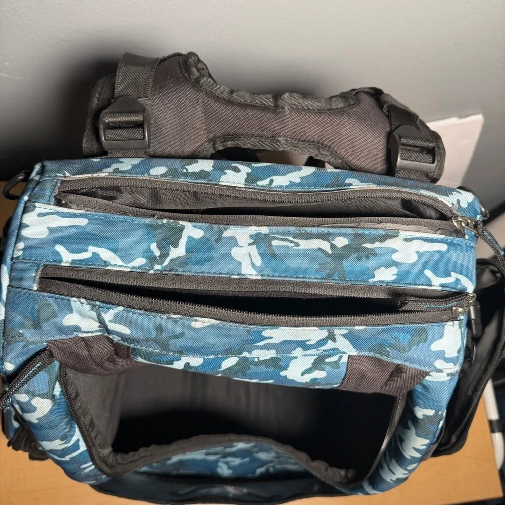 Innova Disc Golf Backpack Blue Camo HeroPack Padded Straps Bag